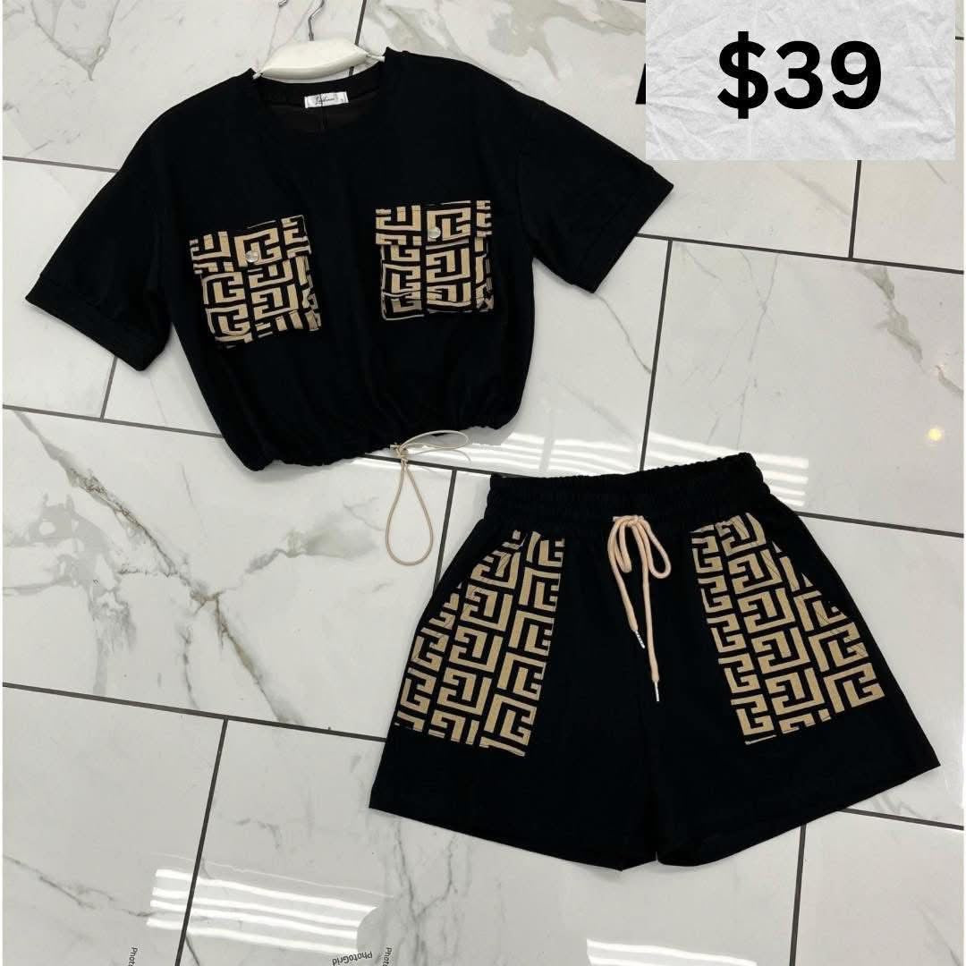 Travel short set